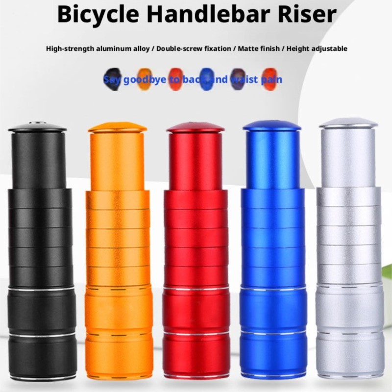 Stem Extender Tube - Extensor de Guidão Ajustável para Bicicleta,