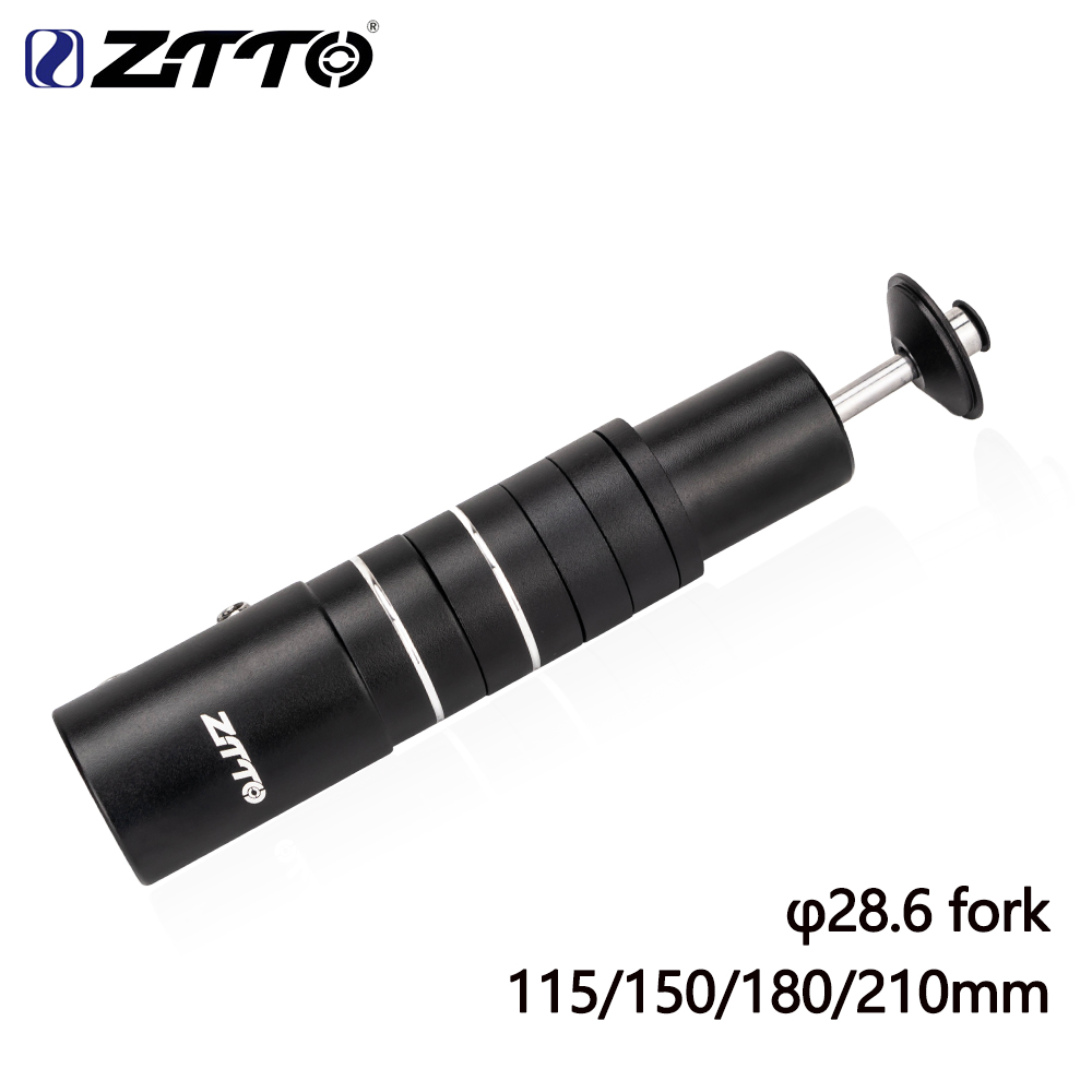 Stem Extender Tube - Ztto bicicleta garfo haste extensor de