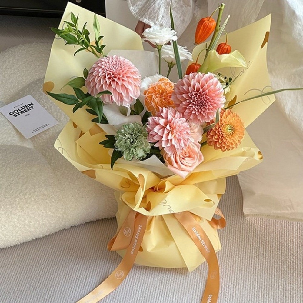 20 Folhas de Papel de Embalage - Flower Wrap Kraft avaliação e preço
