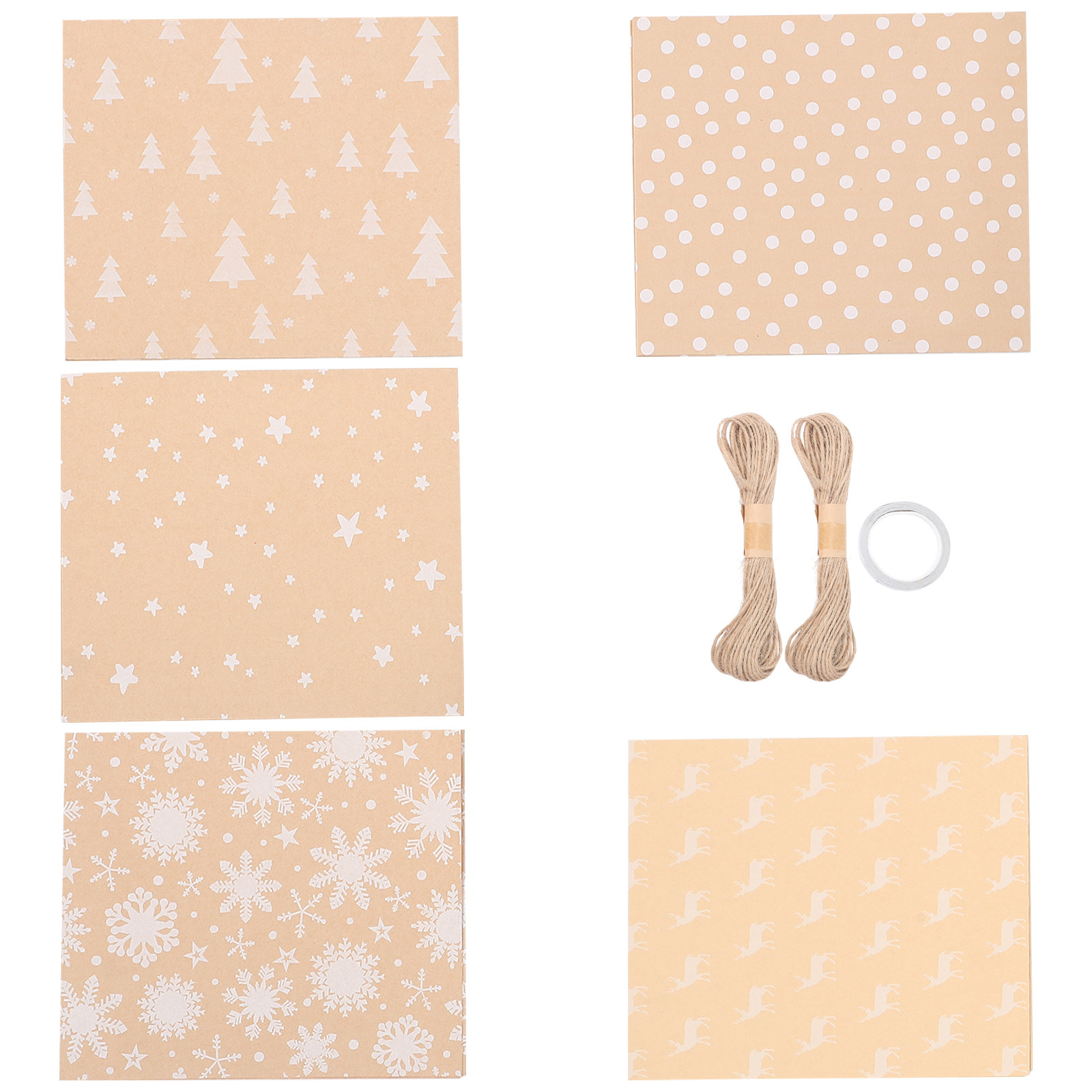 5 Rolos de Papel de Embrulho d - Flower Wrap Kraft avaliação e preço