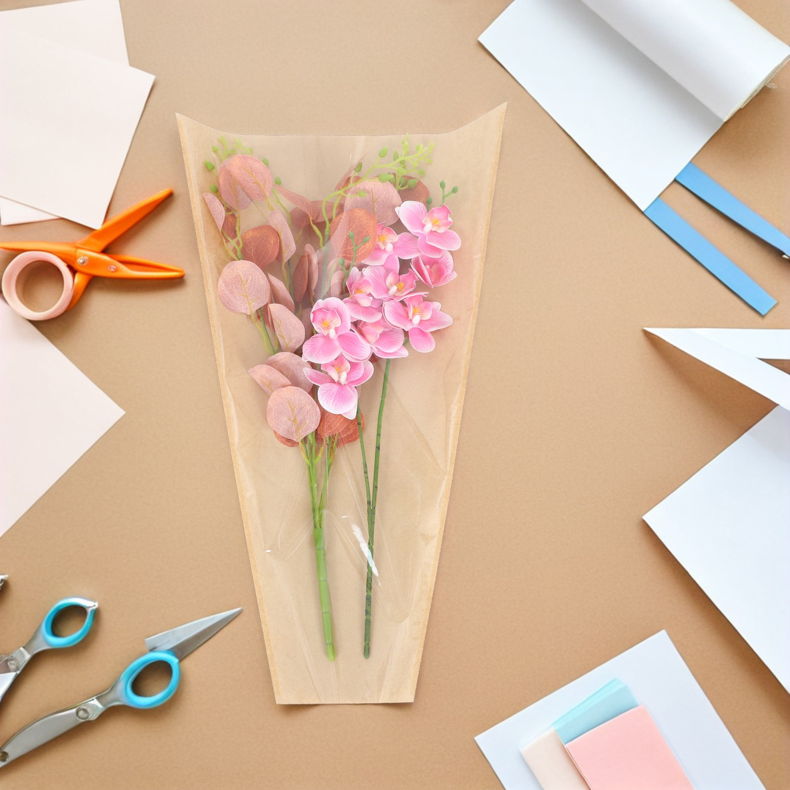 50 Sacos de Papel Kraft para F - Flower Wrap Kraft avaliação e preço