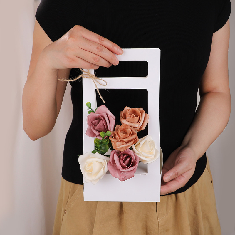 3/5 pçs caixa de flores portát - Flower Wrap Kraft avaliação e preço