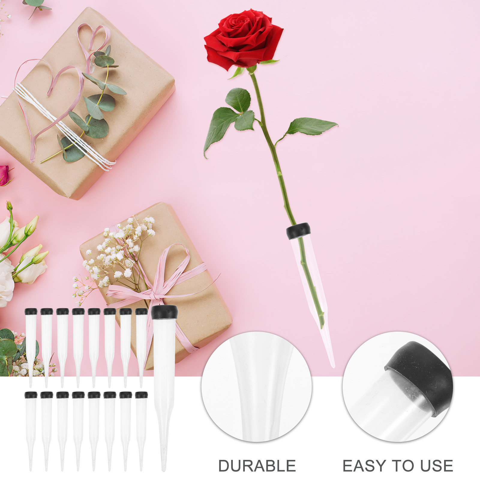 50 Peças de Tubos de Plástico  - Stem Extender Tube avaliação e preço