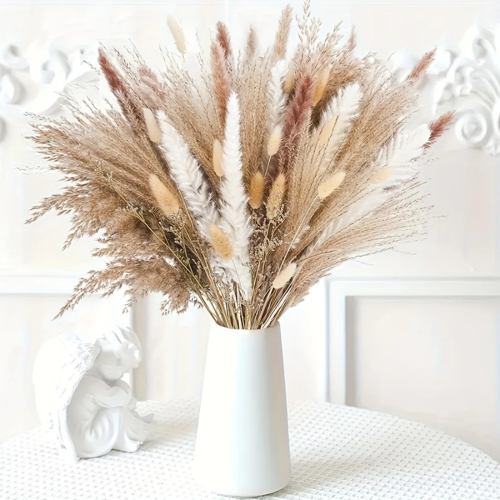 Buquê de flores secas naturais - Dried Flower Bunch avaliação e preço