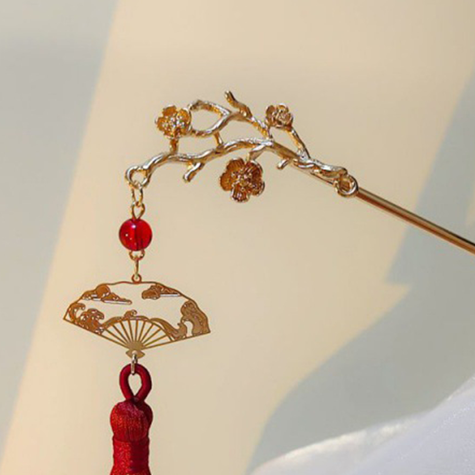 Flor retro borla hairpin para  - Florist Supplies avaliação e preço