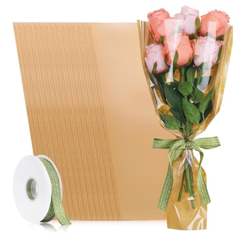 50 Sacos de Papel Kraft para E - Flower Wrap Kraft avaliação e preço