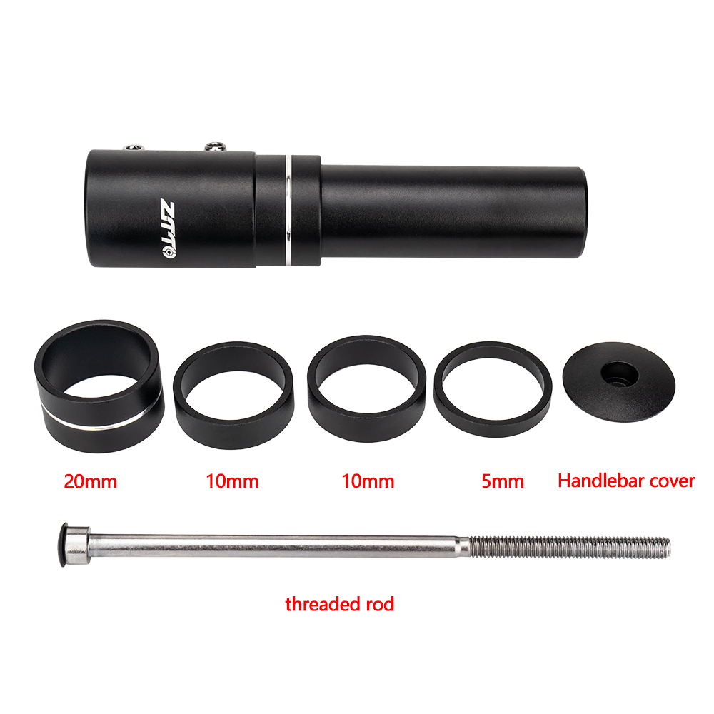 Ztto bicicleta garfo haste ext - Stem Extender Tube avaliação e preço